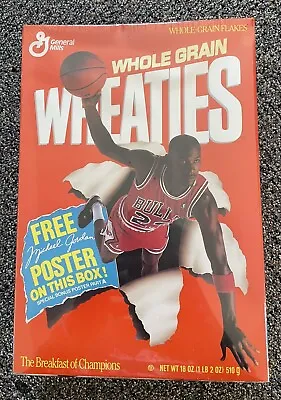 🏀 Vintage Michael Jordan Chicago Bulls Wheaties Box Sealed Poster Part A • $23
