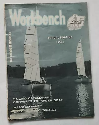 Workbench March April 1961 Magazine Annual Boating Issue Vintage Imperfections  • $3.75