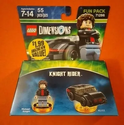 LEGO Dimensions Videogame KNIGHT RIDER/Michael/KITT FUN PACK (71286) New/Sealed • $44.42