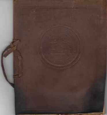 Vintage - 102 Year Old Rare Antique Leather Bound 1920 MIT Class Day Book  • $75