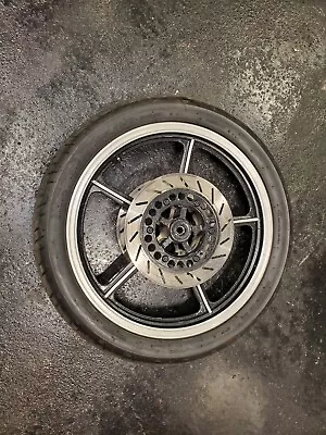 1993 Yamaha Virago 1100 XV1100 Original COMPLETE FRONT WHEEL Tire Rim Hub 19 In • $119.99