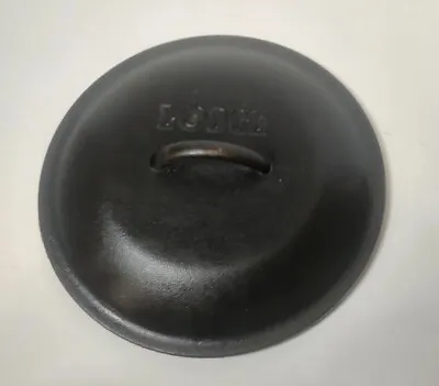 Lodge Cast Iron #8 Skillet Lid Basting 10 1/2” Drip Drop Cover • $29.99