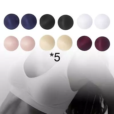 10x Bra Pads Inserts Bra Cups Pads Sponge Pads For Sports Swimsuit Dresses Yoga • $7.89