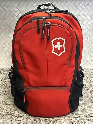 NEW Victorinox Backpack Laptop 15  RED/BLACK 19x13 Canvas • $59