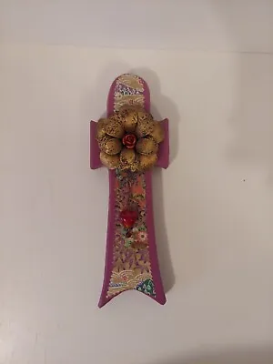 Teresa Del Rito Handmade Multimedia Cross Milagros • $28