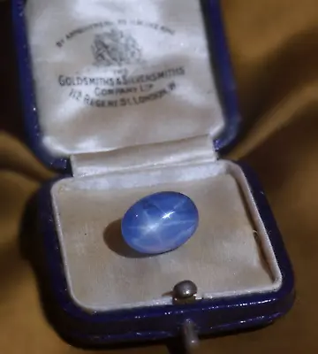 Gia Blue Star Sapphire No Heat Sri Lanka Certified Natural Vintage 10.69 Carats! • $2100