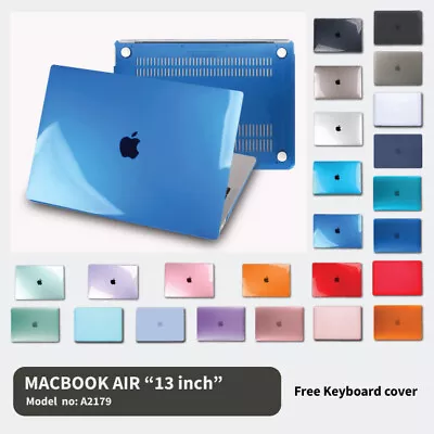 2020 Apple MacBook Air 13  A2179 Protective Hard Case + Keyboard Cover • $15.59