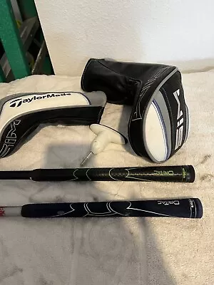 LH Stiff Taylor Made Driver And 3 Wood W Headcovers And Tool • $100