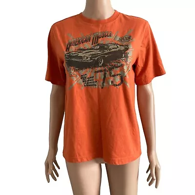 American Muscle Car Big Block Engine T-shirt Youth Size XL 14- V8 Car Hot Rod 75 • $12.99