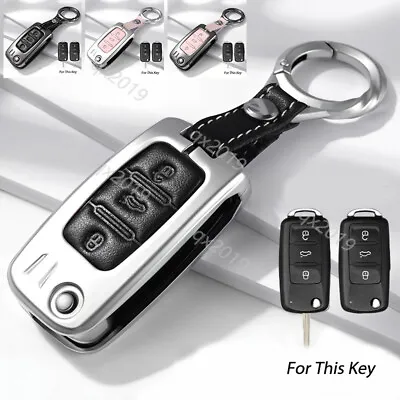 Zinc Alloy Car Key FOB Case Cover Holder Shell For Volkswagen Passat Jetta Golf • $28.50