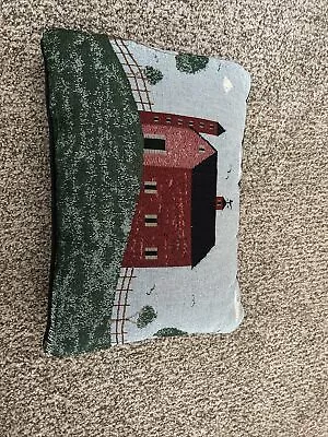 Warren Kimble 14x By 19x Red Barn Hook Pillow • $30