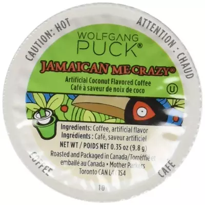 Wolfgang Puck Jamaican Me Crazy K-Cup Coffee 96 Count Case Compatible With All • $99.99