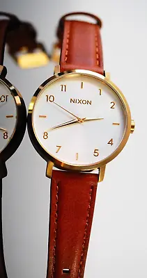 Nixon The Arrow Leather Watch * New Without Tags * • £54.99