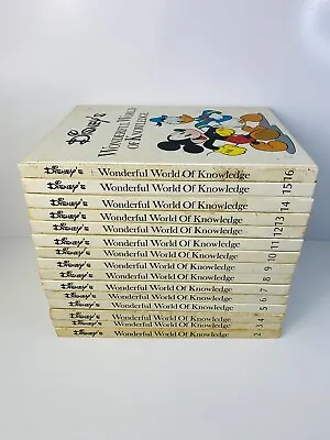 Vintage 1971 Disney's WONDERFUL WORLD OF KNOWLEDGE Encyclopedia Book Set (Rare) • $84.90