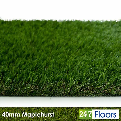 40mm Artificial Grass Dense  40mm Quality Astro Turf Fake Grass 2m 4m & 5m • £0.99