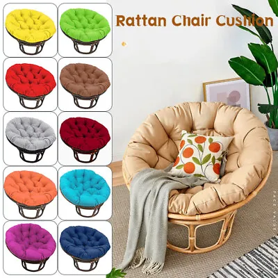 $36.31 • Buy Swing Hanging Basket Seat Round Cushion Rattan Chair Pad Garden Indoor Outdoor