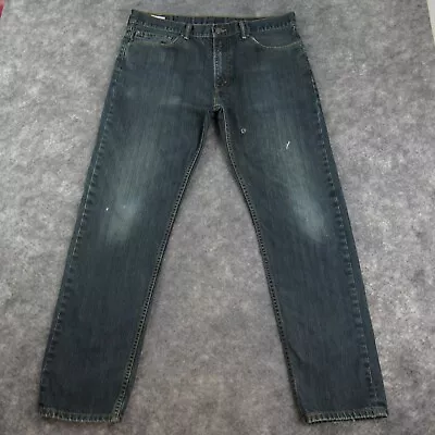 Levis Jeans Mens 36x30* Blue 508 Slim Tapered American Skater Dark Wash Denim • $20.95