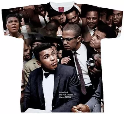 BLACK HISTORY MONTH T-SHIRT. Malcolm X Muhammad Ali Miami T-SHIRT. CASSIUS CLAY • $24.99