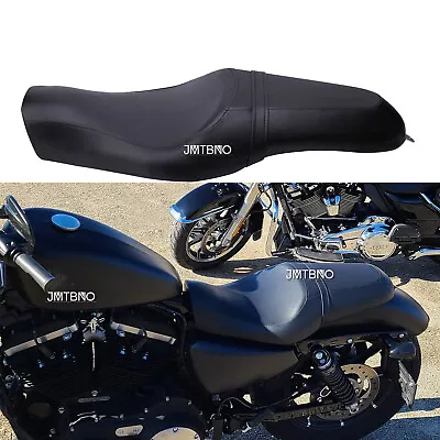 Driver Passenger Two Up Seat For Harley Davidson Sportster XL 883 1200 Nightster • $99.32