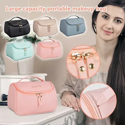 Large Beauty Make Up Cosmetic Box Artist Vanity Case Storage Bag Salon • $13.94