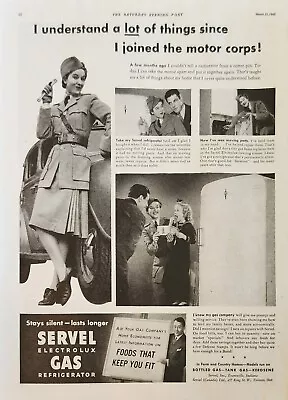 1942 Servel Electrolux Gas Refrigerator Vintage Ad Lot Of Things • $13.95