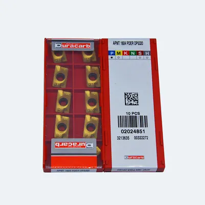 10Pcs DURACARB APMT1604PDER DP5320 NEW Carbide Inserts • $12.50