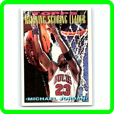 Michael Jordan REIGNING SCORING LEADER NBA Investment HOT INSERT Basketball Card • $9.99