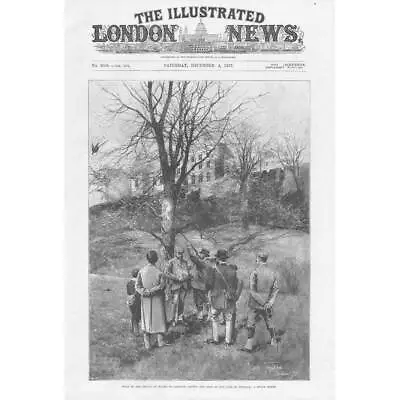 LAMBTON CASTLE Durham Shooting Trip For Prince Of Wales - Antique Print 1897 • £13.99