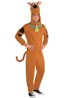 £50.49 • Buy Mens Scooby Doo Adult Fancy Dress Cartoon Costume Brown