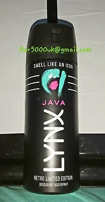 £15 • Buy Lynx Axe - JAVA {Square'ish Top/Can} 150ml Body Deodorant Spray Unused Vintage 