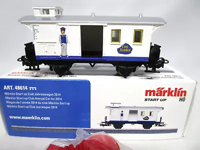 Marklin HO Scale Tim Tender 2014 Annual Freight Car W/ Whistle NOS 48614 • $22