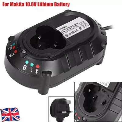 Fit For Makita BL1013 DC10WA 10.8V Fast Battery Charger Li-ion Battery UK • £13.20