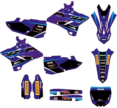 Fits Yamaha YZ 125 250 MX Motocross 2015 2016 2017 2018 2019 2020 Graphic Kit • $128.24