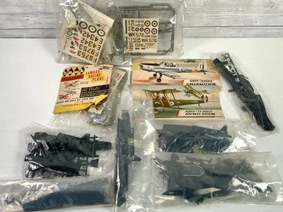 £14.50 • Buy Vintage Aircraft Model Kits Bundle -various Without Instructions & Some Spares