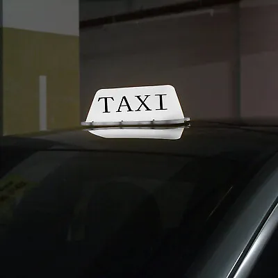 Taxi Cab Roof Top Illuminated Sign DC12v With Magnetic Waterproof 3m Power Cable • $23.21