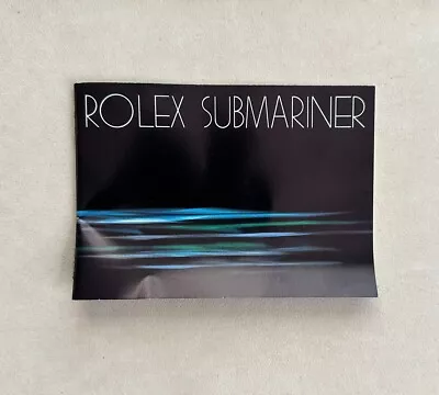 Vintage Rolex Submariner 5513 16800 Brochure Booklet Manual Instructions 1981 • $399