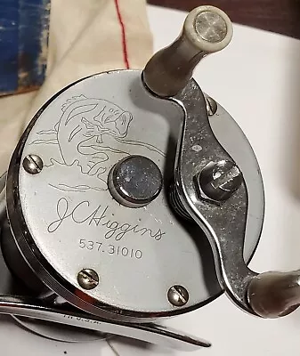 Vintage JC Higgins Spinning Reel Etched Reel 537 3101 • $32