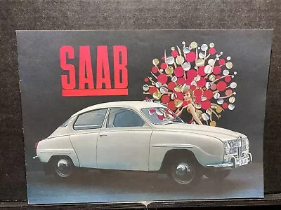 Original New Car Dealership Brochure Vintage Saab • $8