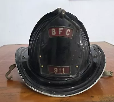 Vintage Cairns Brothers Metal Fire Helmet  B.F.C 911  • $79.99