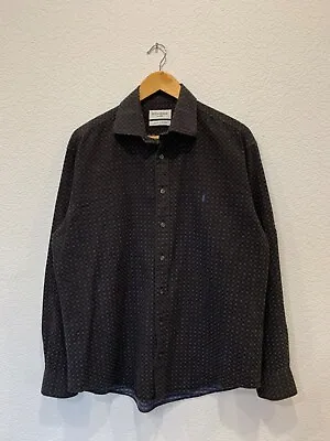 Vintage YSL Yves Saint Laurent Shirt Black Large • $44