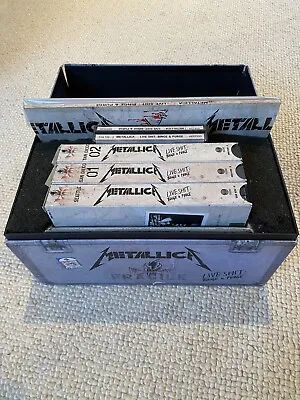 Metallica Live Shit Binge & Purge - Complete Box Set - 3x CDs & 3x VHS • $55.97