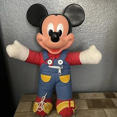  Vintage 1989 Mattel Walt Disney Mickey Mouse Learn To Dress Me Doll 15    • $14.99