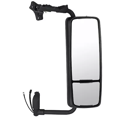 Truck Mirror Complete Door Black Passenger Side For 04-17 Volvo VNL -Wholesale • $128.01