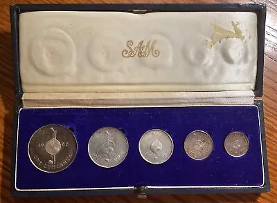 Swaziland 1968 Silver Proof Coin Set In Original Case( 5 Cent - 1 Luhlanga) • $145.92