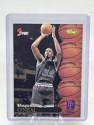 1995 Classic 5 Sport #199 Shaquille O'Neal Picture Perfect NBA HOF NM+ • $1.42