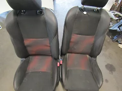 2010-2013 Mazdaspeed3 Bucket Seat Set Black Cloth/Leather Front Seats MS3 • $249.99