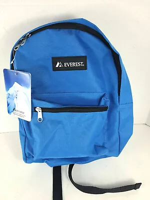 Everest Luggage Basic SCHOOL Backpack BLUE (Royal Blue) Medium 1045K STYLE  • $18.95