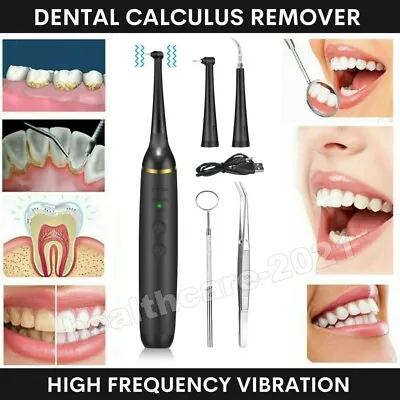 $18.35 • Buy Ultrasonic Dental Scaler Electric Tooth Cleaner Calculus Remover Teeth WhitenGel