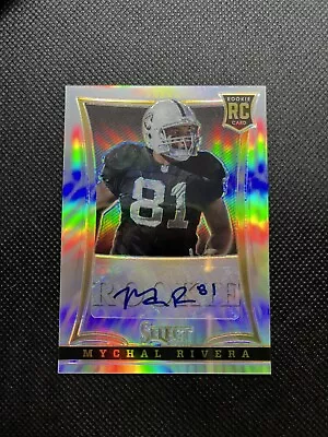 2013 Panini Select Mychal Rivera Rookie Silver Prizm Auto /199 #224 Raiders • $3.99