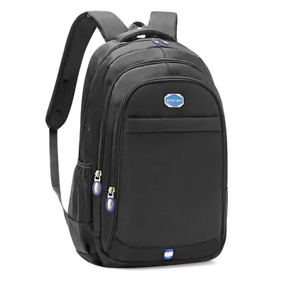 Men Waterproof 40Litre Blue BackpackRucksackSportHikingLaptop School Bag • £13.65